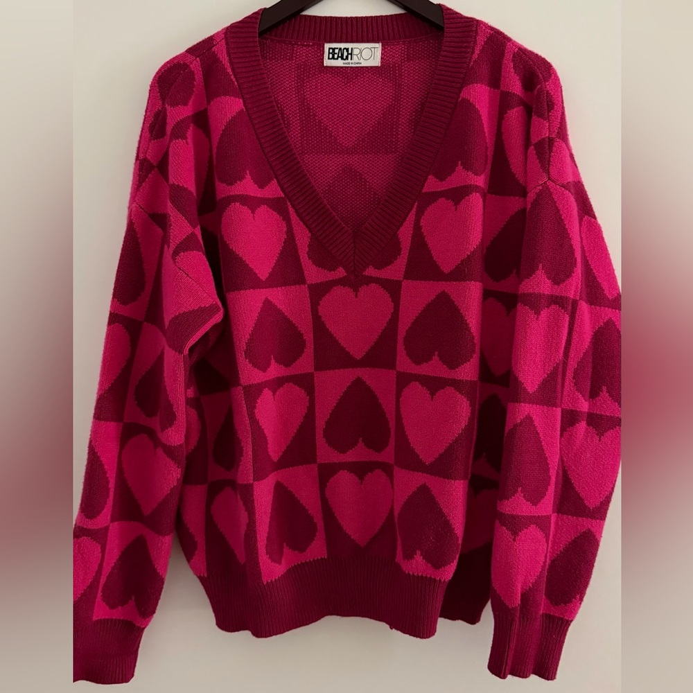 Beach Riot Joey Sweater - Hearts